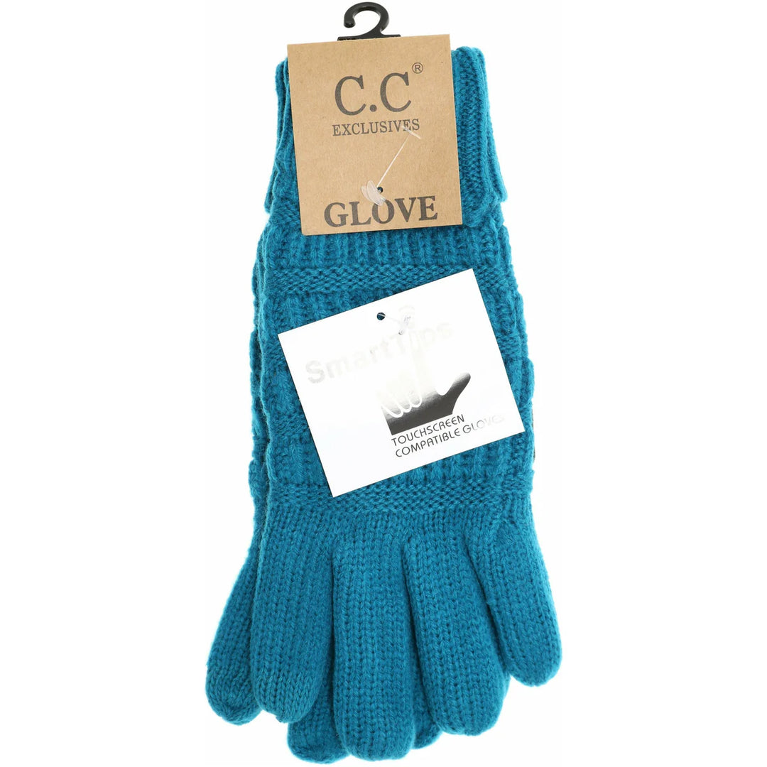 Fleece Lined Knit C.C Gloves