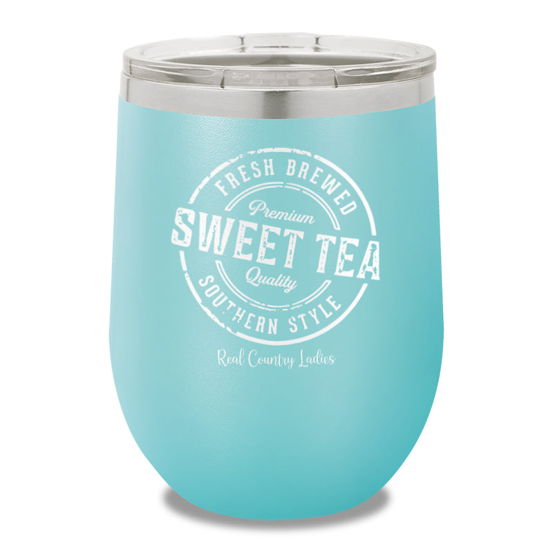 Fresh Brewed Sweet Tea 12oz Stemless Wine Cup