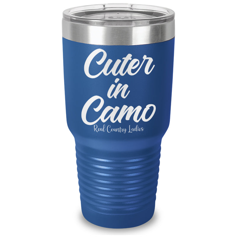 Cuter In Camo Laser Etched Tumbler