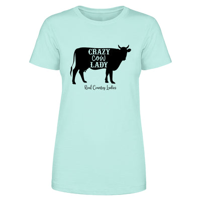Crazy Cow Lady Black Print Apparel