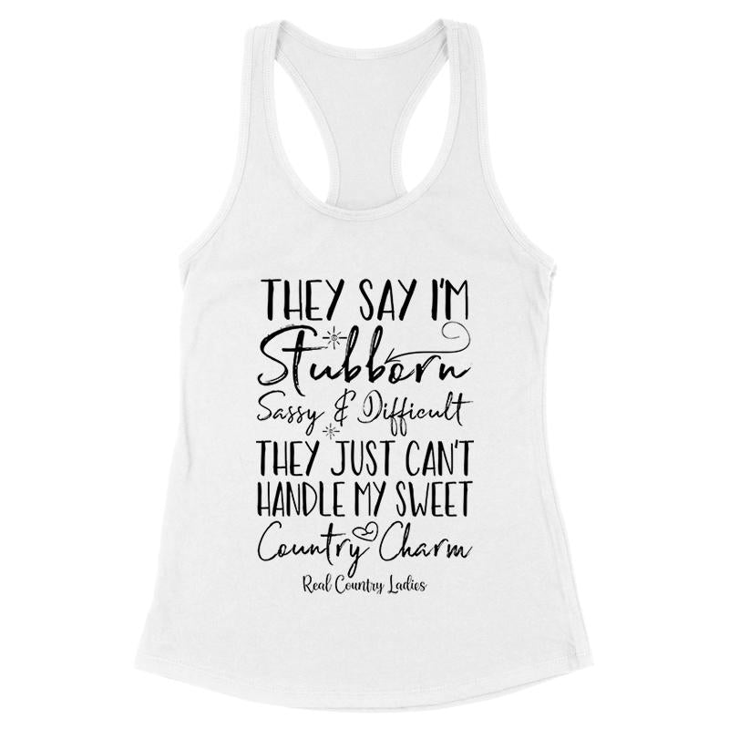 Sweet Country Charm Black Print Front Apparel