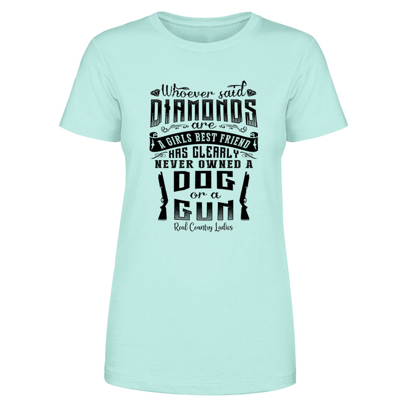 A Girls Best Friends Black Print Front Apparel