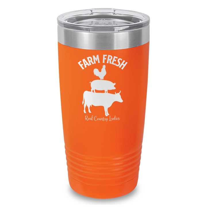 Farm Fresh Laser Etched Tumbler