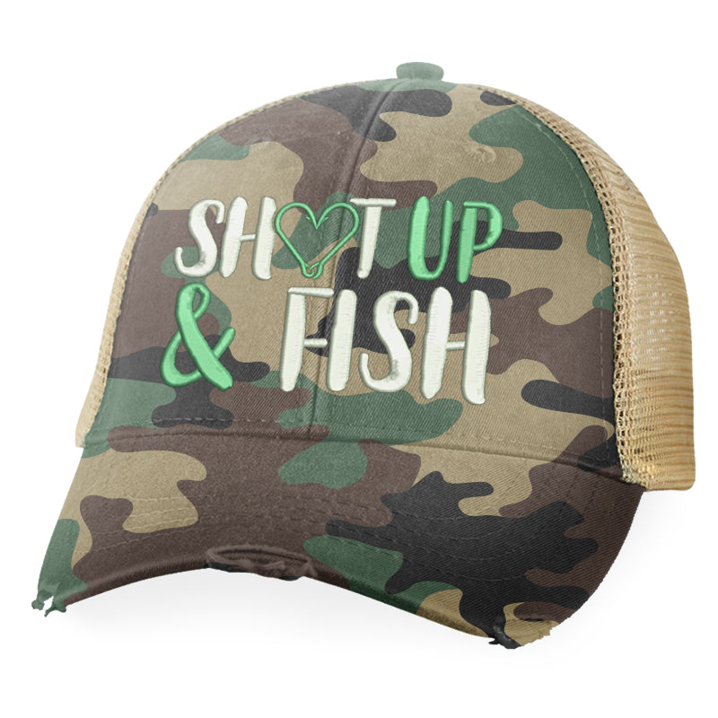 Shut Up And Fish Hat