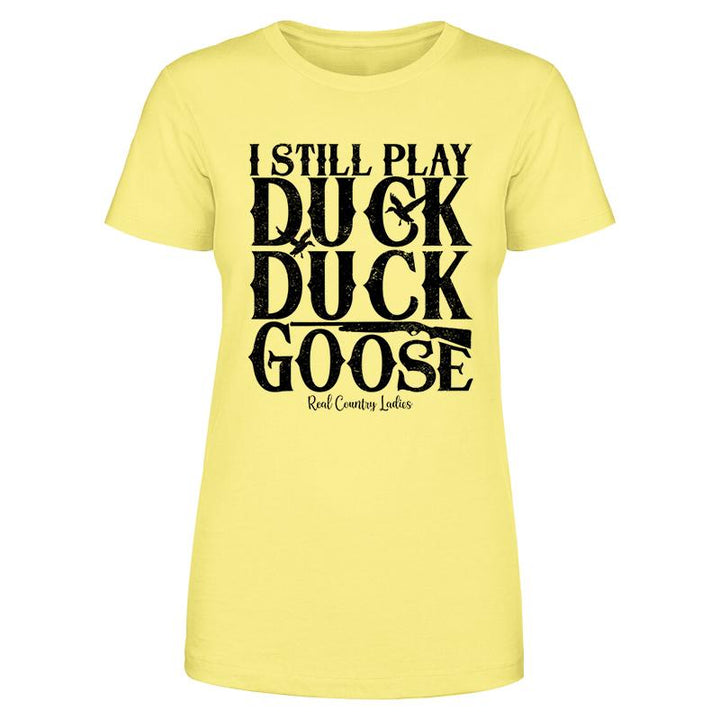 Duck Duck Duck The Goose Black Print Front Apparel