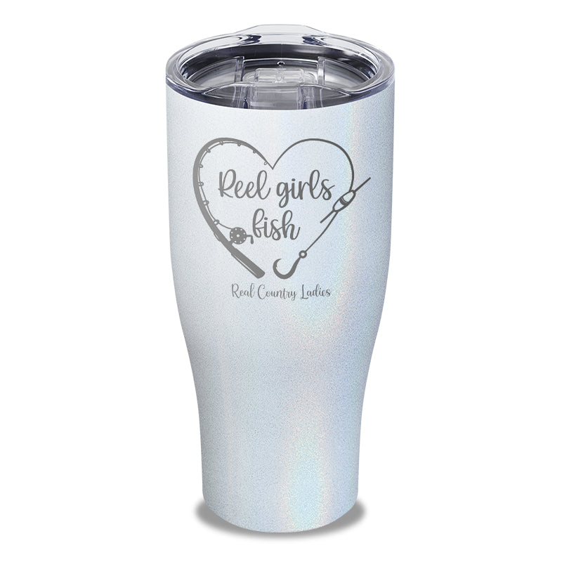 Reel Girls Fish Laser Etched Tumbler