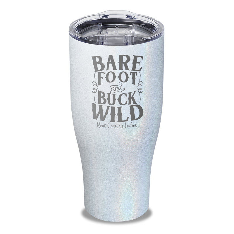 Bare Foot And Buck Wild Laser Etched Tumbler