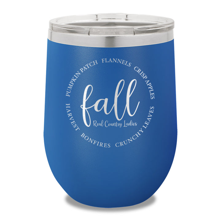 Fall 12oz Stemless Wine Cup