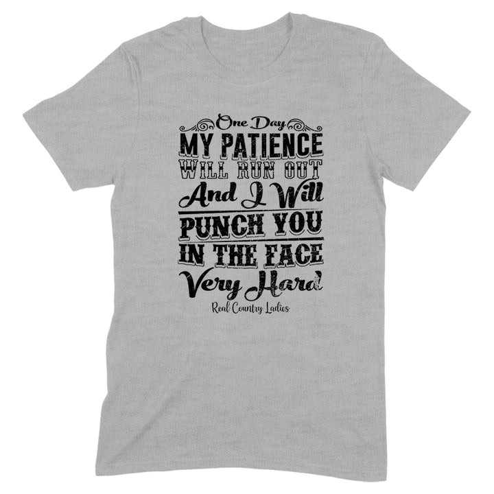 Punch You In The Face Black Print Front Apparel