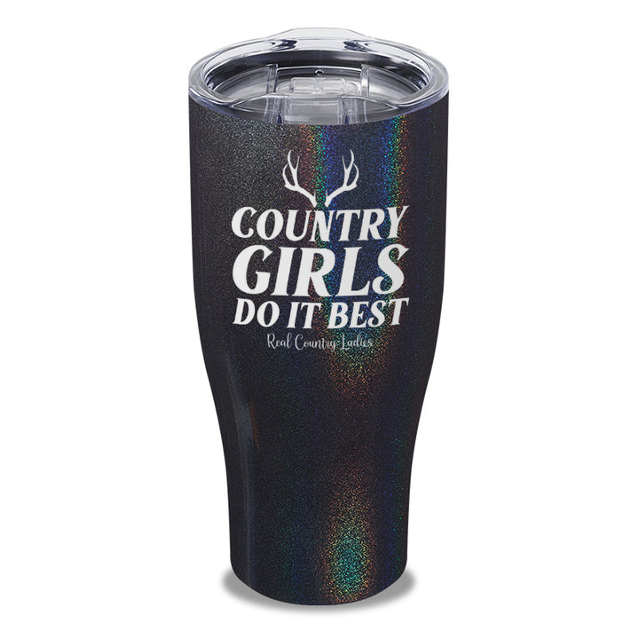 Country Girls Do It Best Laser Etched Tumbler