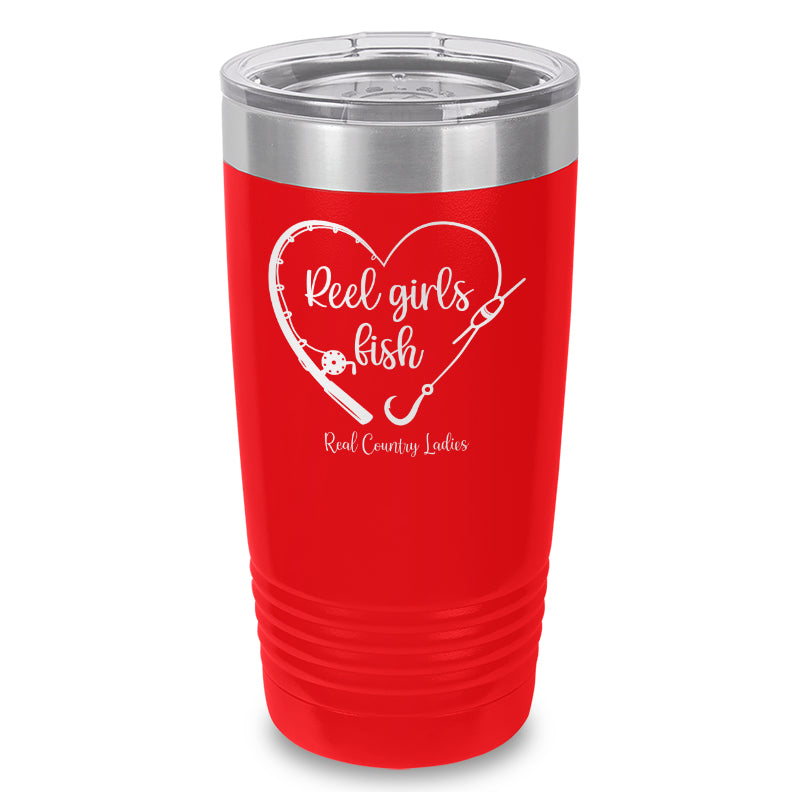 Reel Girls Fish Laser Etched Tumbler