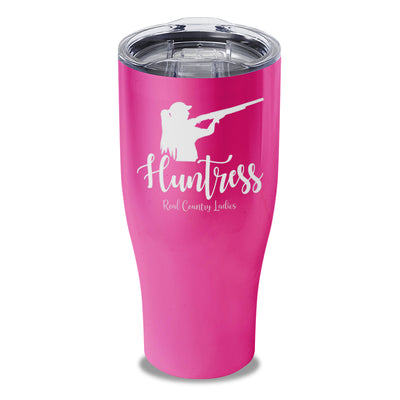 Huntress Shotgun Laser Etched Tumbler