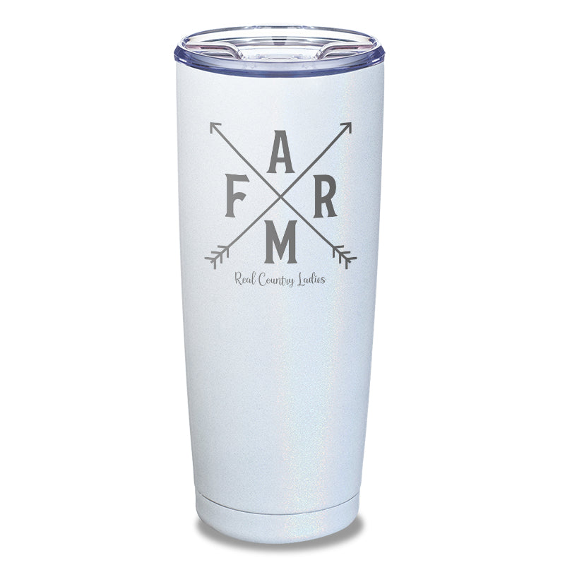 Farm Arrows Laser Etched Tumbler