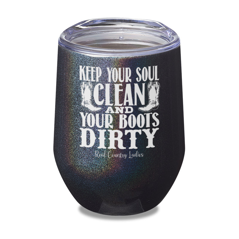 Keep Your Soul Clean Laser Etched Tumbler