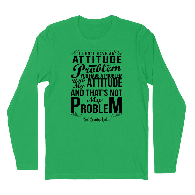 Not My Problem Black Print Hoodies & Long Sleeves