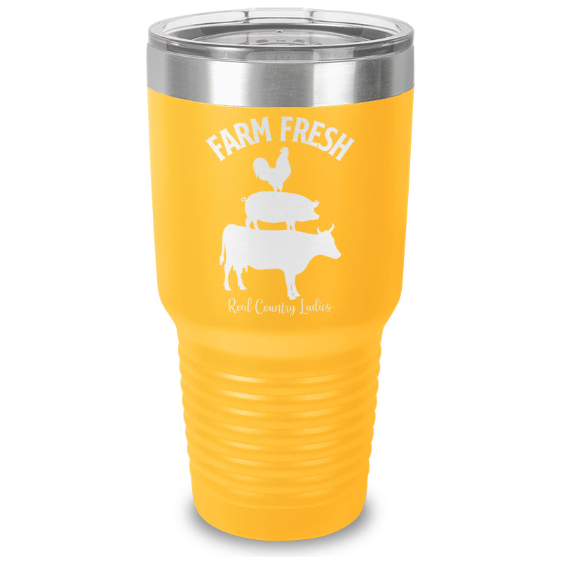 Farm Fresh Laser Etched Tumbler