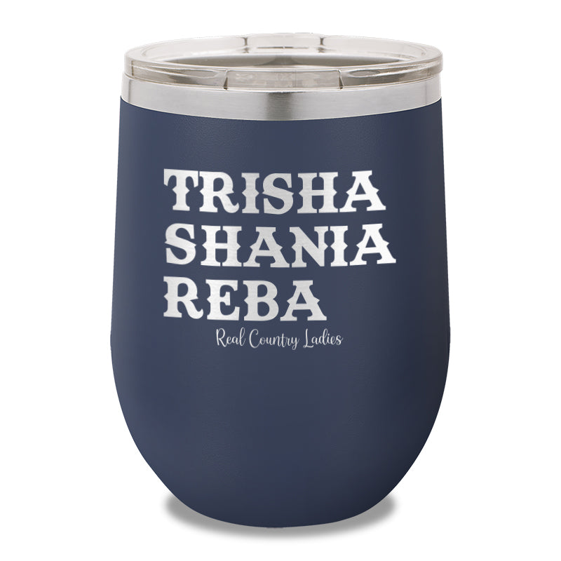 Trisha Shania Reba 12oz Stemless Wine Cup