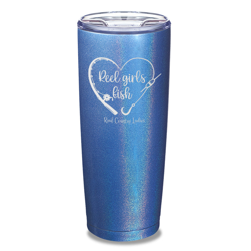 Reel Girls Fish Laser Etched Tumbler