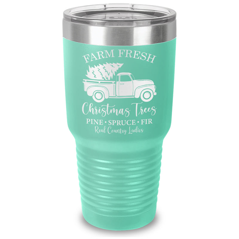 $10 Special | Farm Fresh Christmas Trees Laser Etched Tumbler