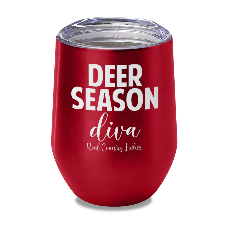 Deer Season Diva Laser Etched Tumbler