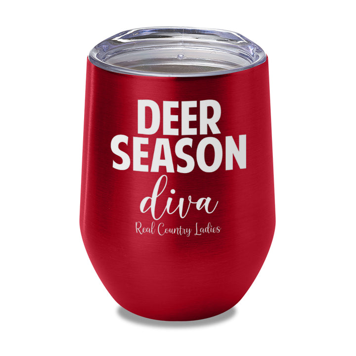 Deer Season Diva Laser Etched Tumbler