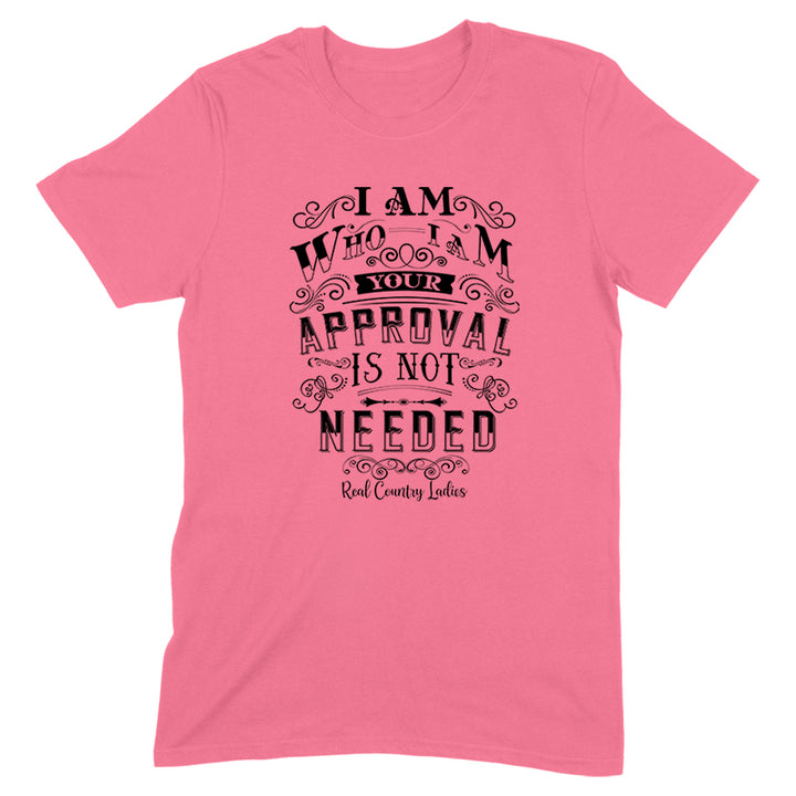 I Am Who I Am Black Print Front Apparel