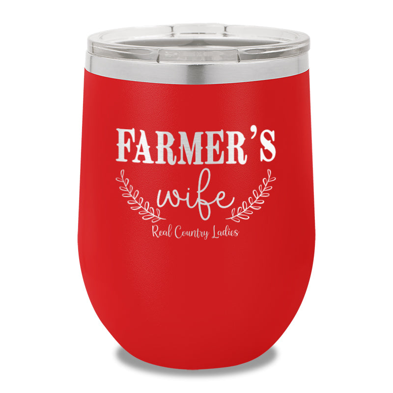 Farmer's Wife 12oz Stemless Wine Cup