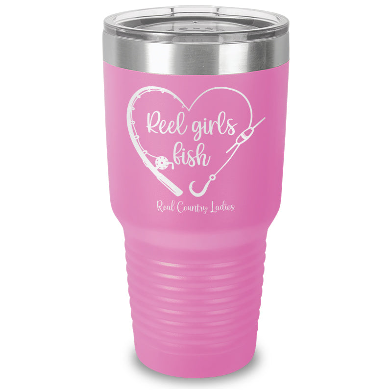 Reel Girls Fish Laser Etched Tumbler