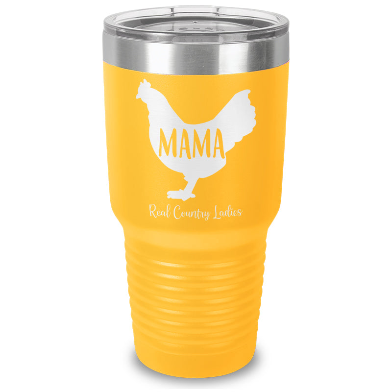 Mama Hen Laser Etched Tumbler