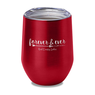 Forever And Ever Amen Laser Etched Tumbler