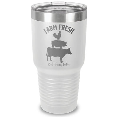 Farm Fresh Laser Etched Tumbler