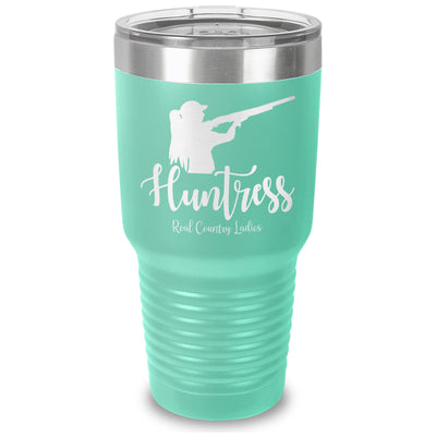 Huntress Shotgun Laser Etched Tumbler