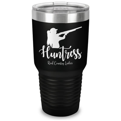 Huntress Shotgun Laser Etched Tumbler