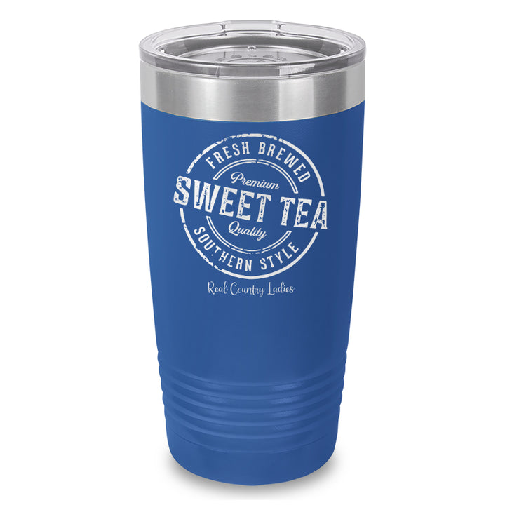 Fresh Brewed Sweet Tea Laser Etched Tumbler