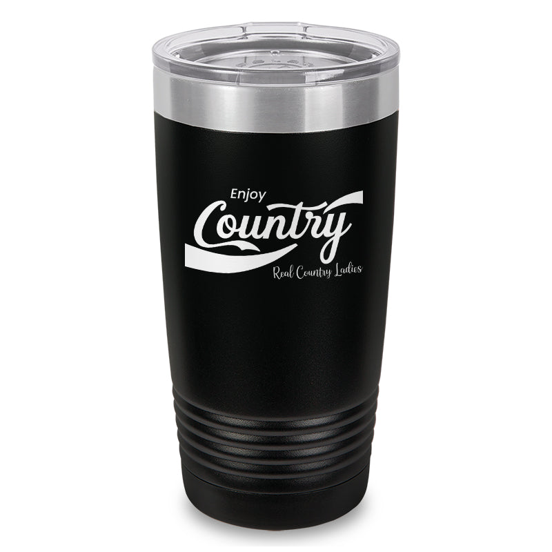 Enjoy Country Laser Etched Tumbler