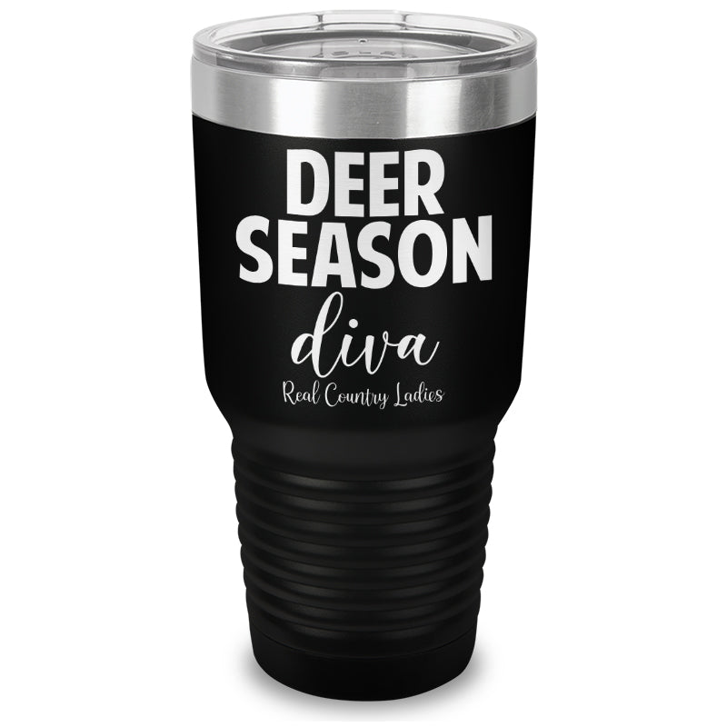 Deer Season Diva Laser Etched Tumbler