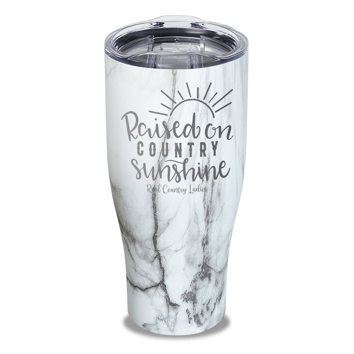 Raised On Country Sunshine Laser Etched Tumbler