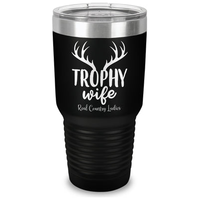 Trophy Wife Laser Etched Tumbler