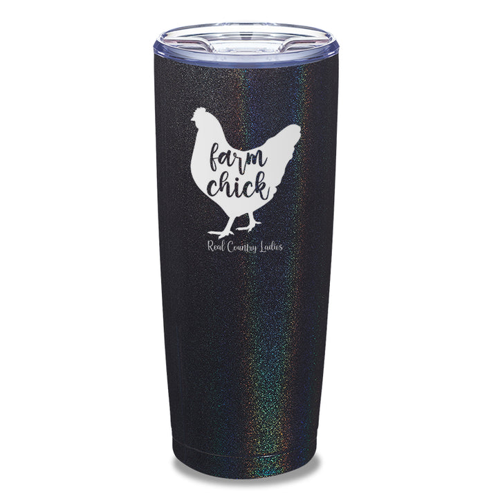 Farm Chick Laser Etched Tumbler