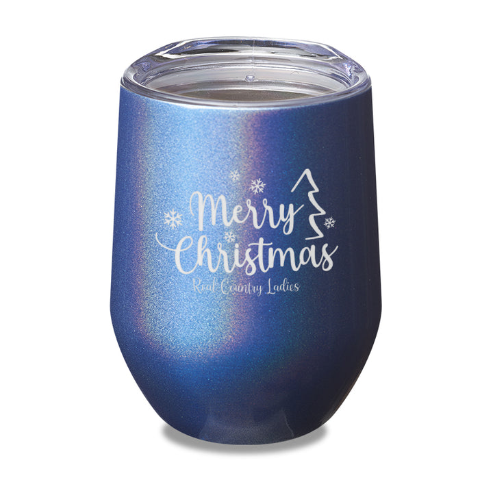 Merry Christmas Laser Etched Tumbler