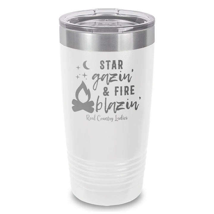 Star Gazin And Fire Blazin Laser Etched Tumbler