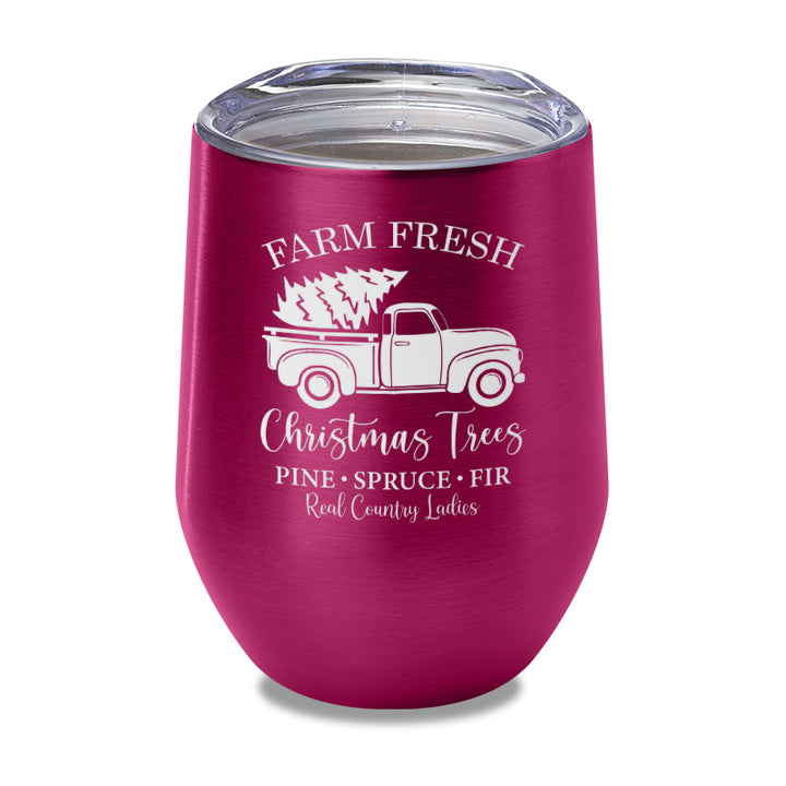 $10 Special | Farm Fresh Christmas Trees Laser Etched Tumbler