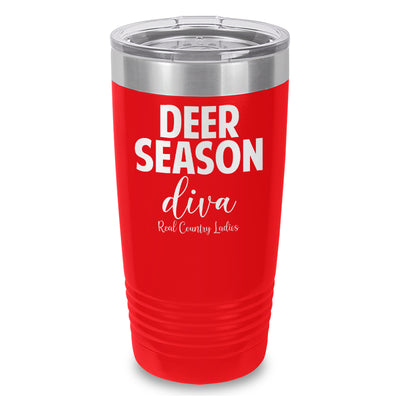 Deer Season Diva Laser Etched Tumbler