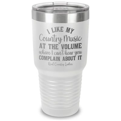 I Like My Country Music Laser Etched Tumbler