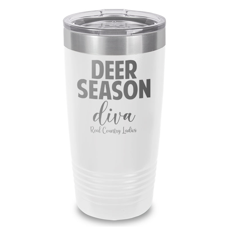 Deer Season Diva Laser Etched Tumbler