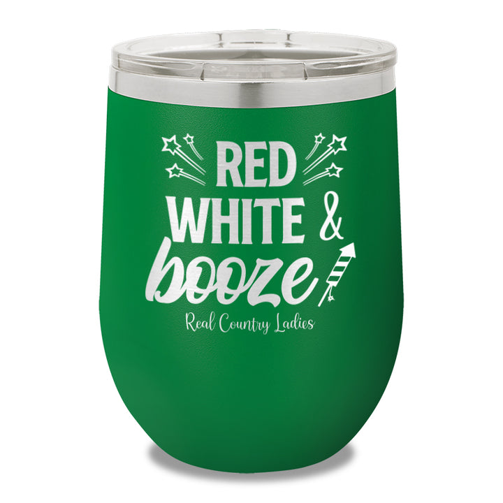 Red White And Booze 12oz Stemless Wine Cup