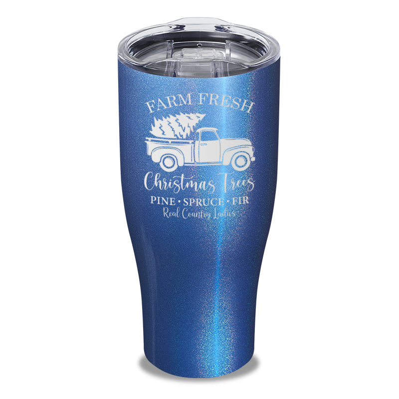 $10 Special | Farm Fresh Christmas Trees Laser Etched Tumbler