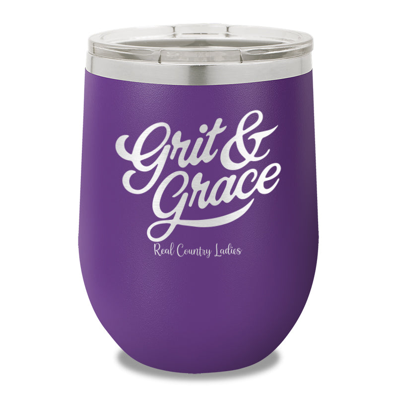 Grit And Grace 12oz Stemless Wine Cup