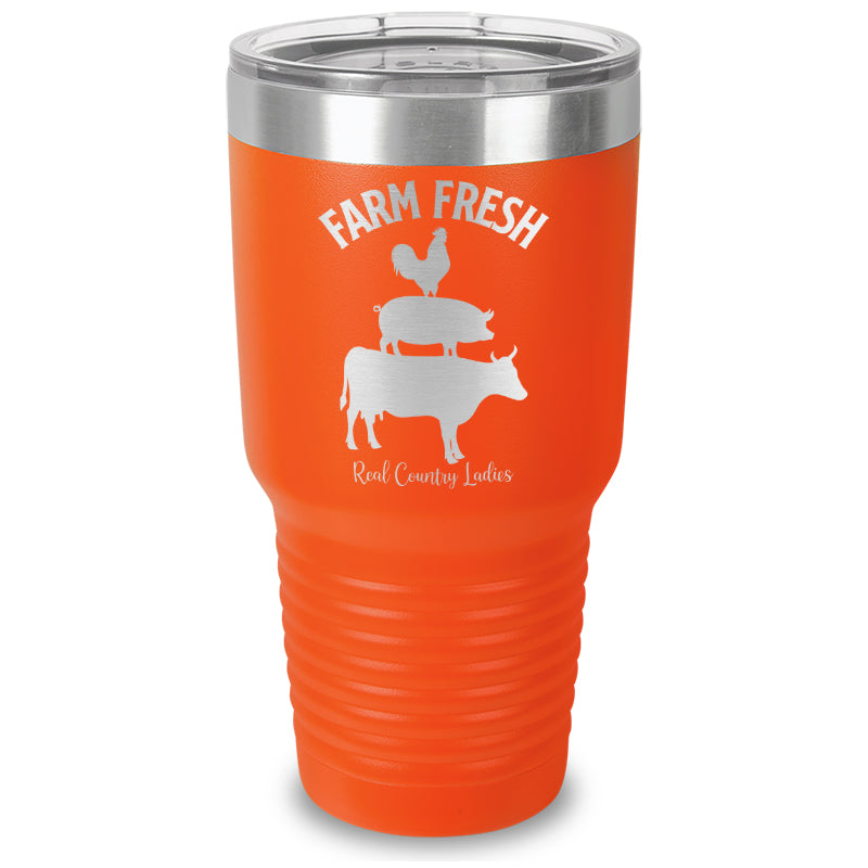 Farm Fresh Laser Etched Tumbler