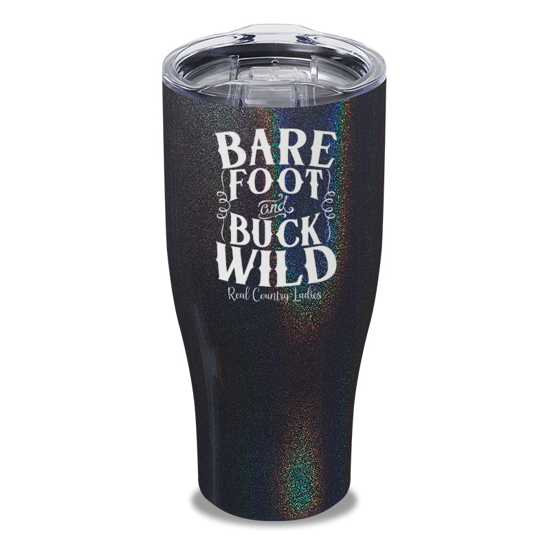 Bare Foot And Buck Wild Laser Etched Tumbler